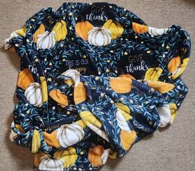 Walmart 190714455651 Harvest Plush Throw Blanket 50 Inch X 60 Pumpkins This Is Our Happy Place
