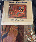 Walt Disney World Tapestry Mickey Minnie Pluto Woven Throw Cozy 60inchx50inch New Usa