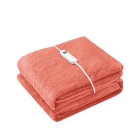 Wapaneus 782938057119 Foot Pocket Heated Blanket Electric Throw With 10 Heating Levels And 4 Timer Set