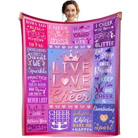 Lhtpxmrhet3 Wattnai #lhtpxmrhet3 Cheerleader Gifts Blanket Cheer Throw Blankets For Girls Women