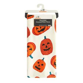 Way To Celebrate 197502073882 Halloween Pumpkin Plush Throw Blanket 50 Inch X 70