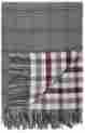 Wd000021 Xu0286 Johnstons Of Elgin Tay Reversible Houndstooth And Block Check Tweed Lambswool