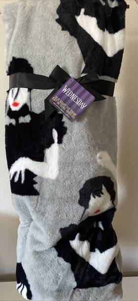 Wednesday 032281141264 Adams Faux Rabbit Fur Throw 50 Inch X 70 Blanket Plush And Soft