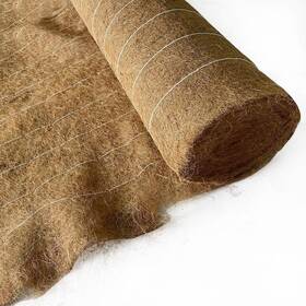 Wellco 721814500950 4 Ft. X 50 Coconut Mesh Mat Blanket Landscape Erosion Control