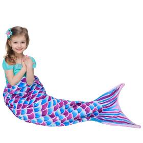Blanket-a001-us Wernnsai Mermaid Tail Blanket - Plush Wearable For Girls Teens All Sea