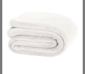 Bzb537wht West Point Martex Plush Blanket