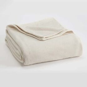 West Point Home Fleece Blanket Winter White Twin