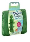 West Point Home Green Alligator Plush Kid Throw 100 % Polyester 22 X 63 Inch