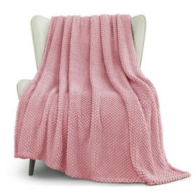 B0cgt6jlh9 Whale Flotilla Extra Large 50x70 Pink Fuzzy Fleece Throw Blanket For Couch Bed