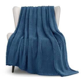 Wf-cg5070-nv Whale Flotilla Extra Large Fuzzy Fleece Throw Blanket For Couch 50x70 Inch Fluffy Warm Soft
