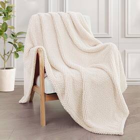 Wf-cg5070-wt Whale Flotilla Extra Large Fuzzy Fleece Throw Blanket For Couch 50x70 Inch Fluf