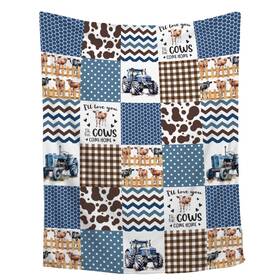 Whiskeyblanket 197238123722 Farm Tractor Blanketfarm Animal Blanketstruck Decor Throw Blanket Gifts