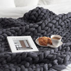 Winredabsl03 Handmade Chunky Knit Blanket 9560469819083