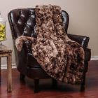 Wolf-pattern-chocklate Chanasya Super Soft Fuzzy
