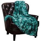 Wolfpatternteal Chanasya Faux Fur Bed 727612890934