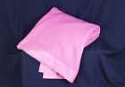 981-t-10 Wool - 86 Pink 100 Trim Blanket 64 Faribo Hot Satin Vintage