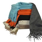50x65-es Wool Comfort Throw Oversized 50x65-inches Durable Soft Cashmere Warmth Luxury