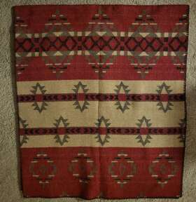 Woolrich 090037142033 60x72 Extra Large Throw American Indian Print Blanket Nwt Made In Usa