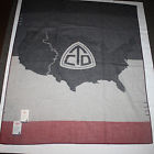 Woolrich New Continental Divide Trail Jacquard Wool Blanket Throw 185 Retail 090037474981