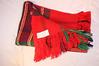 T11800 Woven Weavers Blanket Wool Vtg Hand Plaid Pure Traditional Churchill