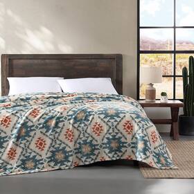 Wrangler 883893821736 Queen Blanket Ultra Soft Plush Fleece Bedding Yellowstone Inspired Cozy