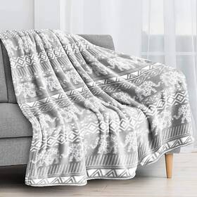 Wscdovf 133390631767 Elephant Blanket Soft Cozy Lightweight Gray Gifts For Women Adults