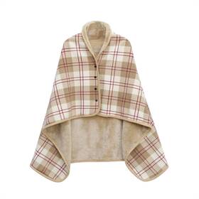 Xing Ye Chuan 728886913305 Fleece Wearable Blanket Comfy Poncho Throw With Buttons Plush