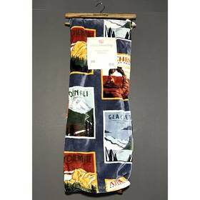 Yvth-4920-pr Yellow Valley National Parks Plush Fleece Throw Blanket 50x70 Inch Denali Glacier Yellowstone