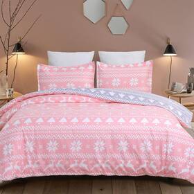 Ypxmas062 Yepins Soft Brushed Microfiber Duvet Cover Set With Zipper Closure And King Pink