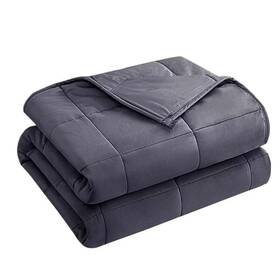 Yescool 600821060933 Weighted Blanket For Adults 20 Lbs 60 Inch X 80 Grey Cooling Heavy F