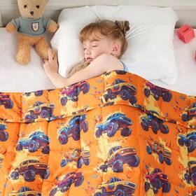 Yescool 706384347938 Truck Car Weighted Blanket 7 Pounds Cooling 40x60-7lbs