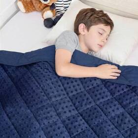 Yescool 732262980430 Weighted Blanket Kids 5 Pounds Minky Gifts For Boys Girls Smal