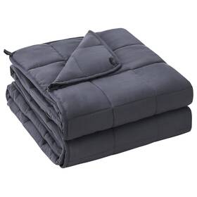 Zlt-48x72-15lbs-grey Yescool Weighted Blanket For Adults 15 Lbs 48 Inch X 72 Grey Cooling Heavy