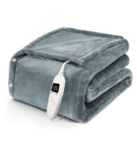 Ygxnewer 726084401181 50 Inch X 60 Electric Heated Throw Blanket With 10 Heating Levels