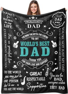 Jag-002 Zawqiye Dad Blanket 60 Inch X80 Fathers Day Christmas Birthday Gifts For From Daughter