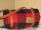 Zc33353086 Pendleton Fringed Motor Robe With Leather Carrier Rob 094508011859