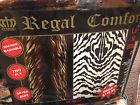 Zebra2 " Tiger 79 Ply Tan Soft White Super Print Reversible Black- Black "x95