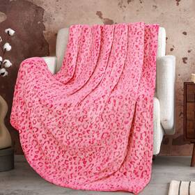 Zhiku 683132760624 Blanket Pink Throw Soft Fleece Blankets Lightweight 50 Inch 60