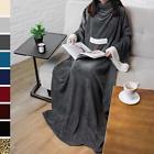 Zieqocthxa Pavilia Deluxe Fleece Blanket With Sleeves For 819594020109