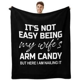 Zlomjro 587738989002 Funny Husband Gifts Throw Blanket 60 Inch X50 Christmas Birthday Gift