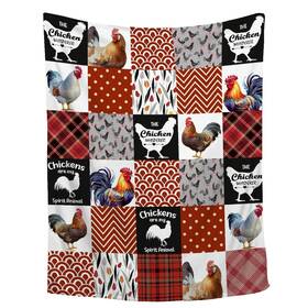 Ab-122 Zochoten Chicken Throw Blanket Ultra Soft For Women Men Gifts