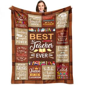 13th0113 Zvzmzy Teacher Appreciation Gifts For Women Blanket 60 Inch X 50 Birthday Gif