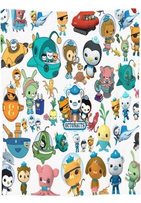 Zzk-221-bl Zzkol Ocean Life Blue Flannel Throw Blanket 50x60 Soft Coastal Marine Creature