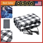 12V Electric Heated Blanket For Car Truck Suv Rv - Portable Winter Travel Access. Fixed Price $31.49.