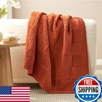 Home Knit Throw Blanket Soft Chenille Cozy Breathable. Fixed Price $65.77.