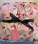 Vera Bradley Plush Blanket Throw Botanical Paisley Pink Nwt. Fixed Price $54.98.