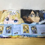 Sword Art Online Fleece Blanket Set Alice Kirito Eugeo 2 Pack Two Types. Fixed Price $73.56.
