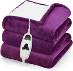 Heated Blanket Electric Throw 50"X60", Heating With 10 Levels 8 Hou. Fixed Price $67.99.