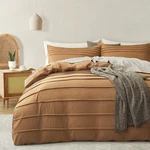 Oli Anderson Pumpkin Brown Duvet Queen Size - Pleated Cover.... Fixed Price $64.29.