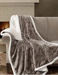 Madison Park, 60"X70" Embossed Velour Rev Berber Throw Blanket (choose Color). Fixed Price $62.00.
